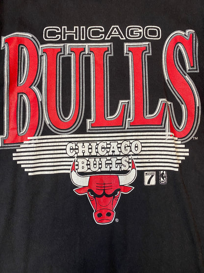 Vintage Chicago Bulls logo 7 T-shirt (L)