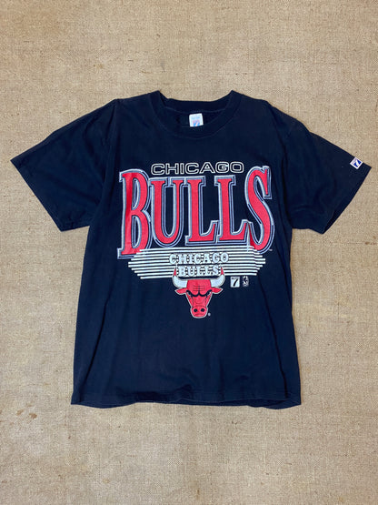 Vintage Chicago Bulls logo 7 T-shirt (L)