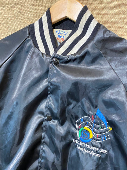 Vintage West Ark satin bomber jacket (XL)