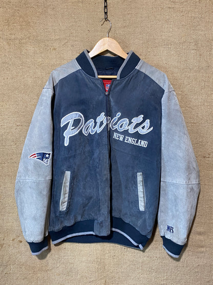 NFL New England Patriots leather jacket (L)