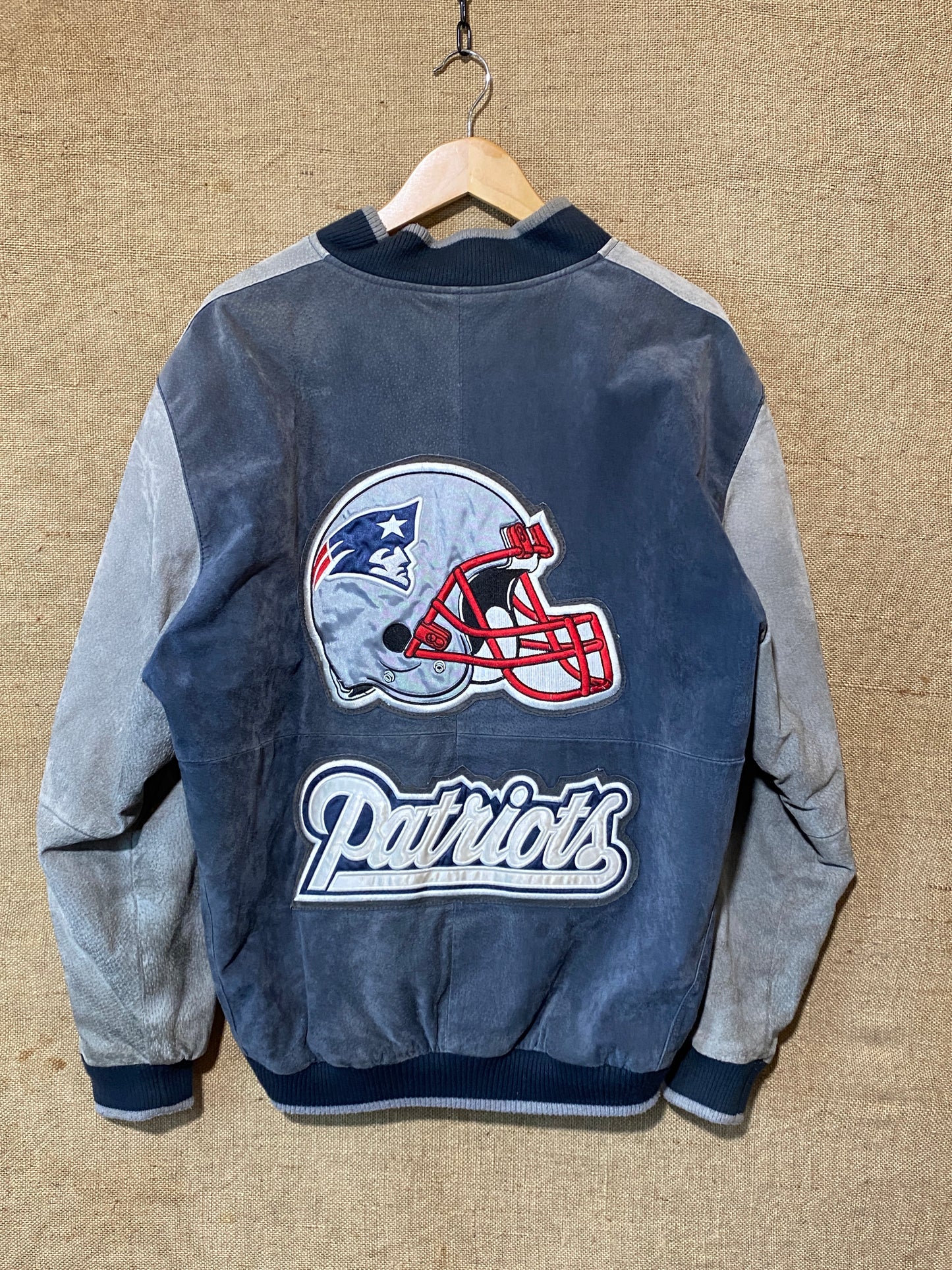 NFL New England Patriots leather jacket (L)