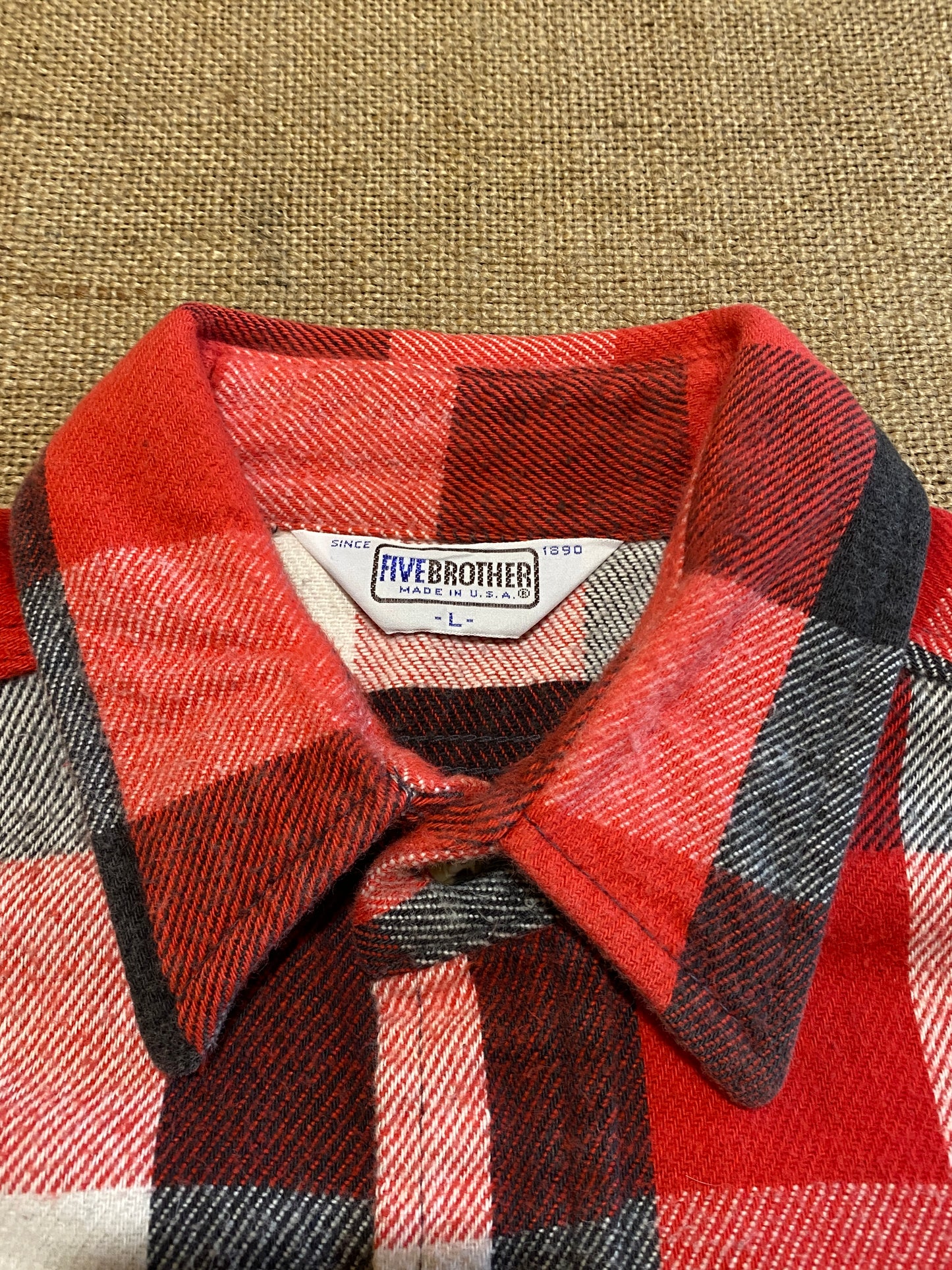 Vintage Five Brother flannel shirt (L)