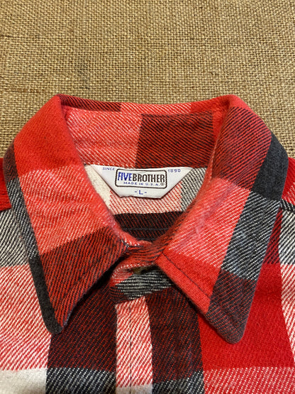 Vintage Five Brother flannel shirt (L)