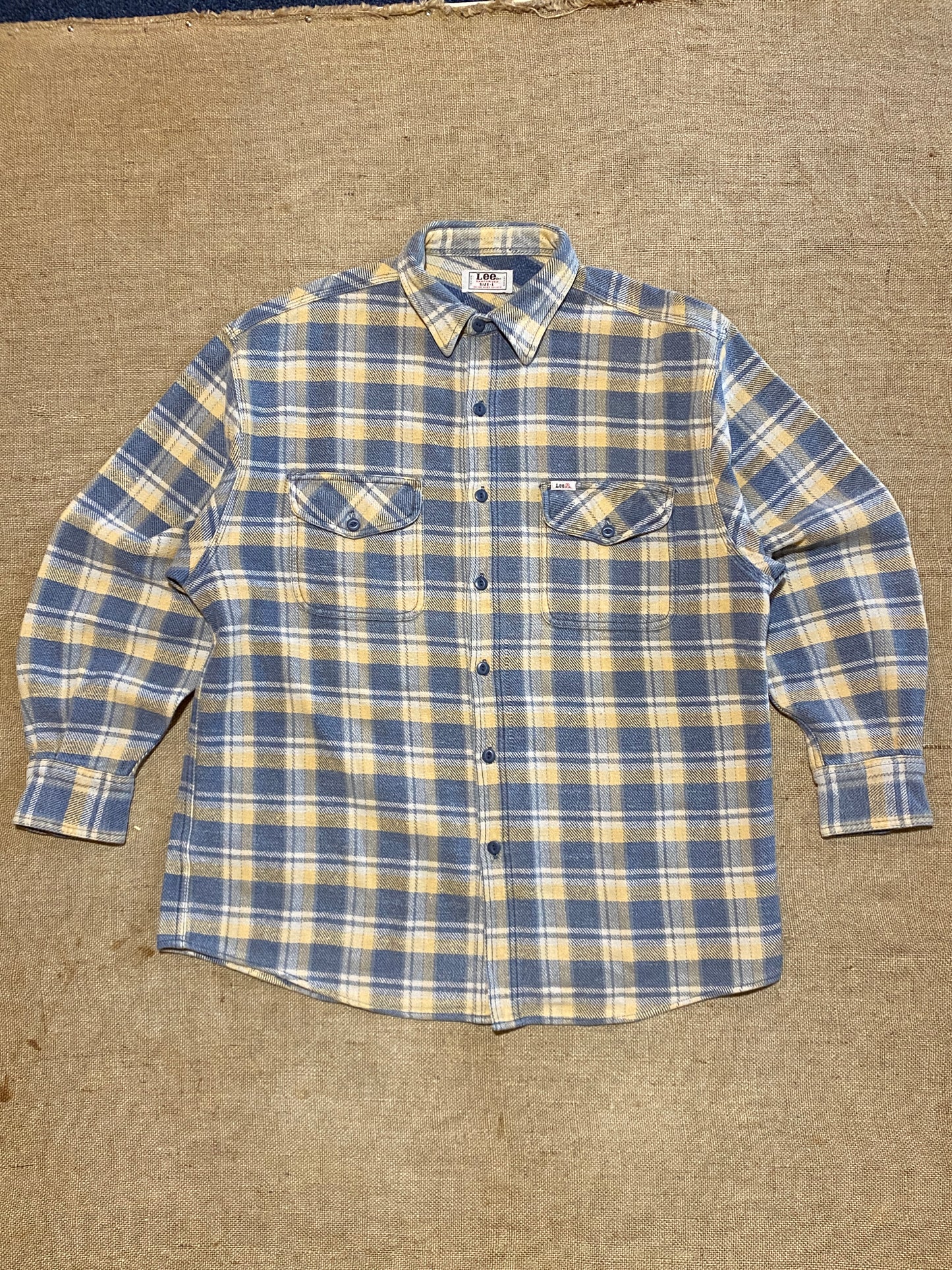 Vintage Lee M.R Sanforized flannel shirt (L)