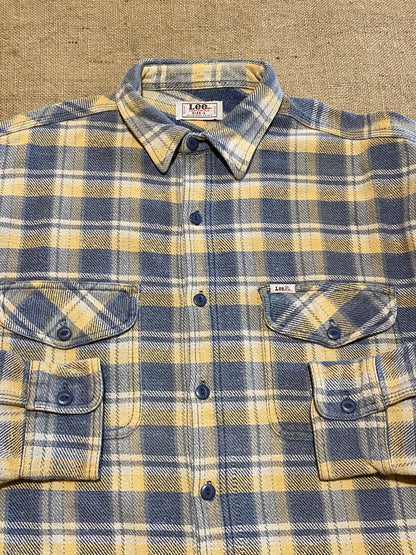 Vintage Lee M.R Sanforized flannel shirt (L)