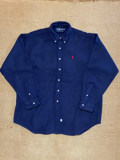 Vintage Ralph Lauren marinewool shirt (XL)