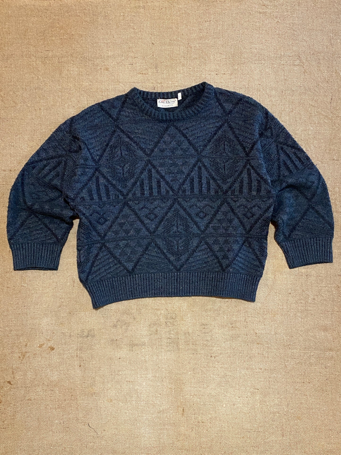 Vintage H&M black wool knitted sweater (M)