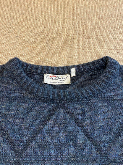 Vintage H&M black wool knitted sweater (M)