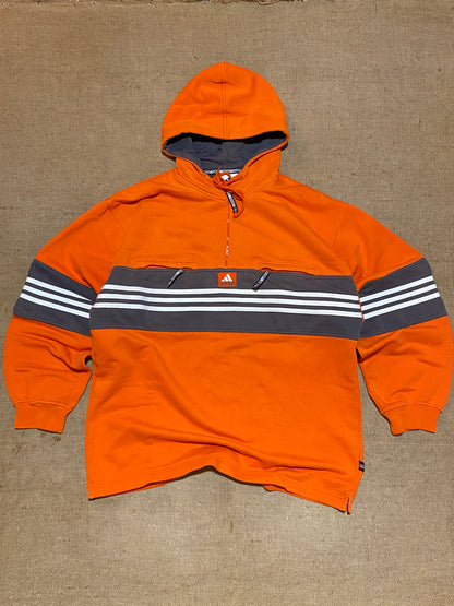 Vintage Adidas double front pocket hoodie