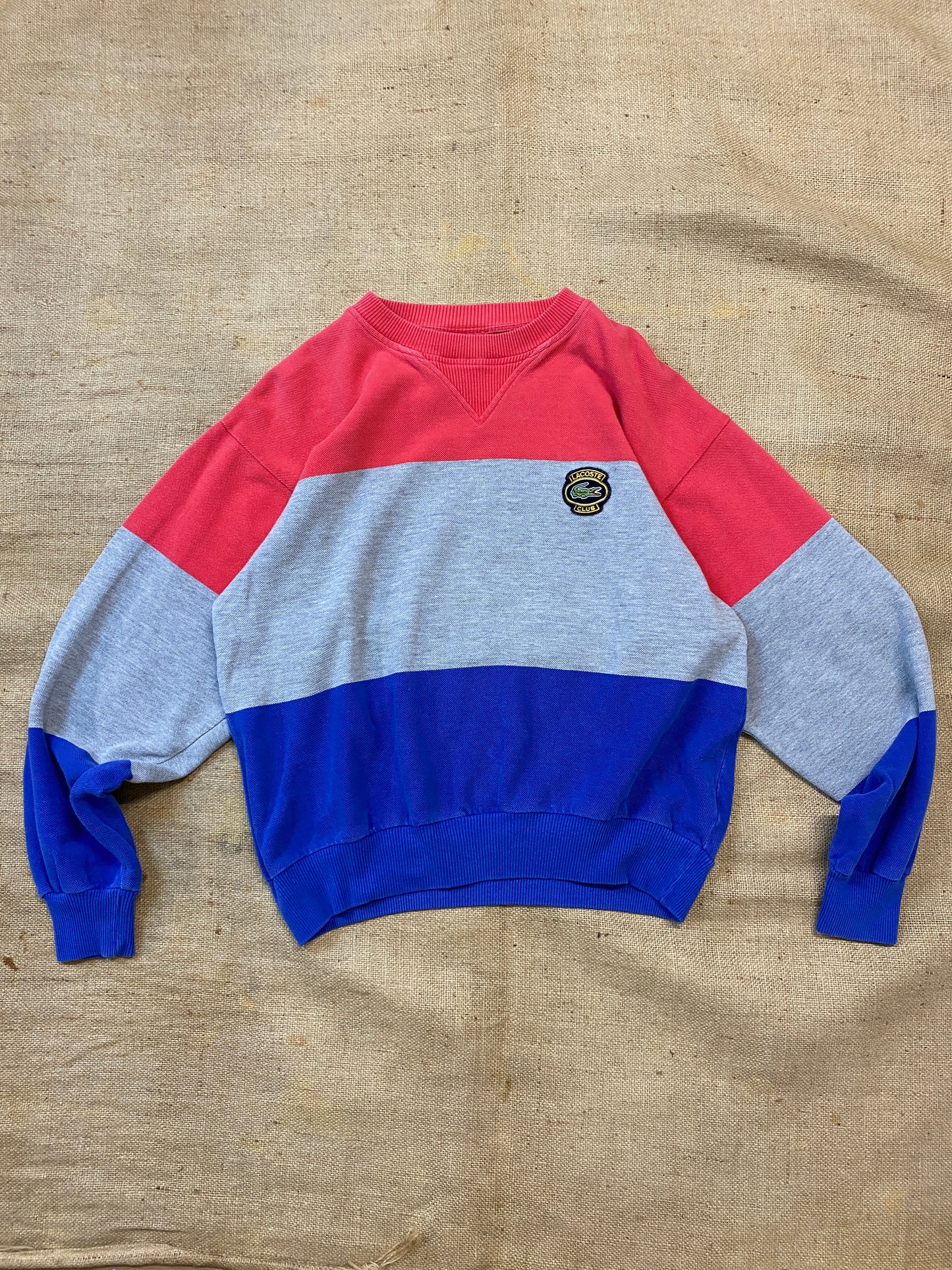 Sweatshirt Lacoste club tricolore