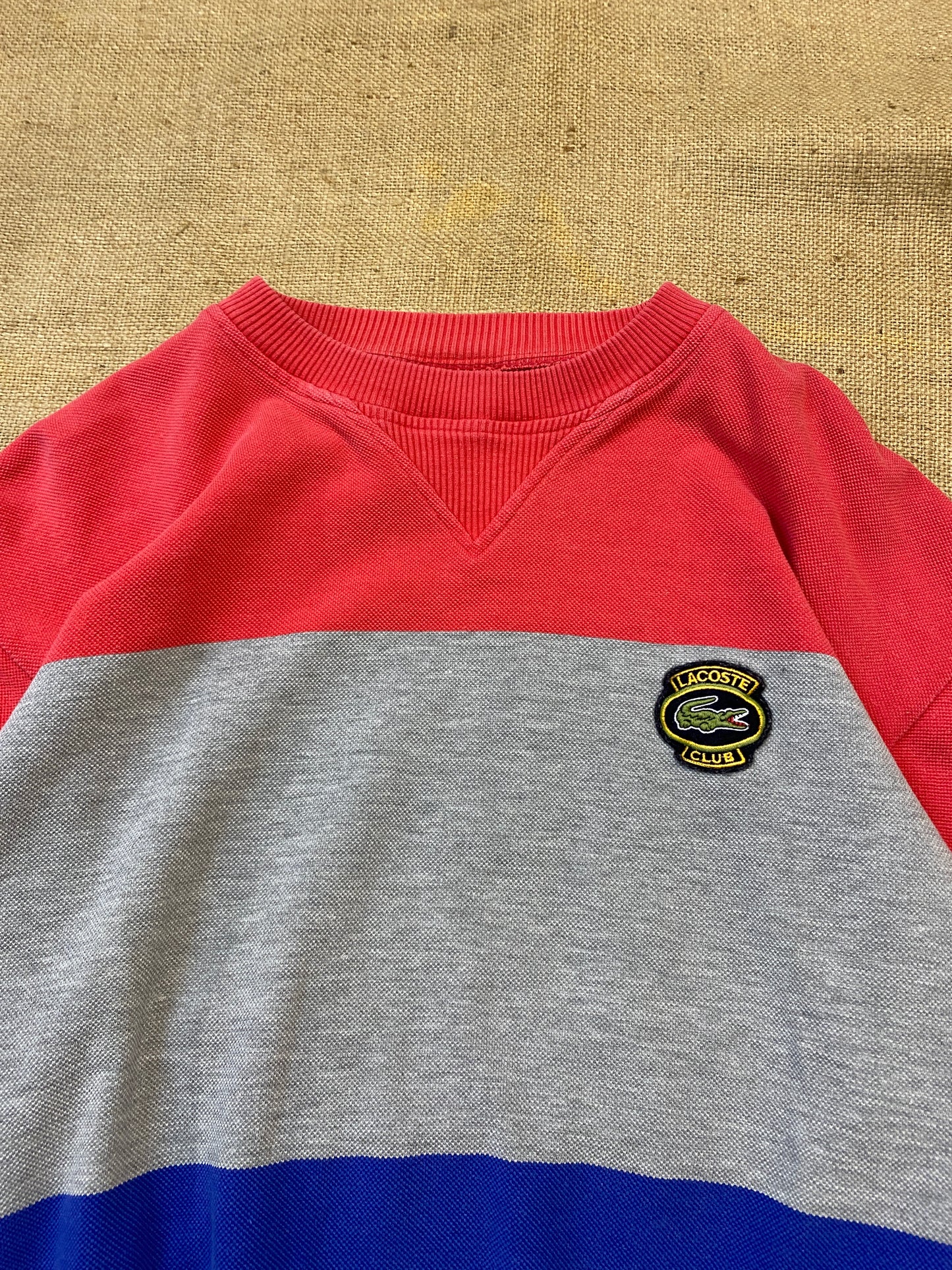 Sweatshirt Lacoste club tricolore