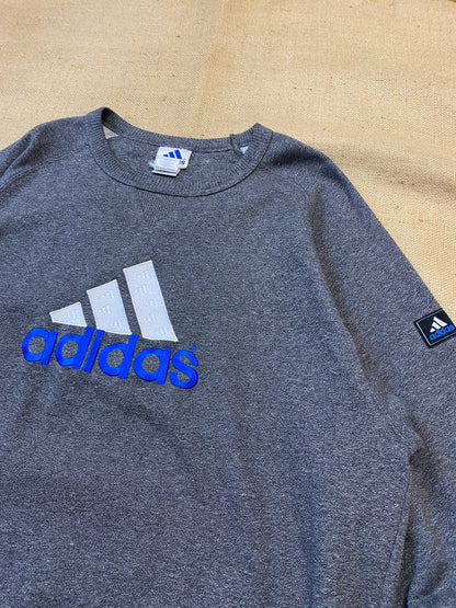 Sweat Adidas vintage gris foncé