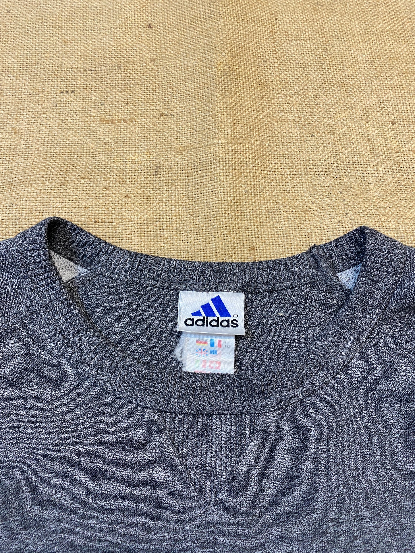 Vintage Adidas deep grey sweat