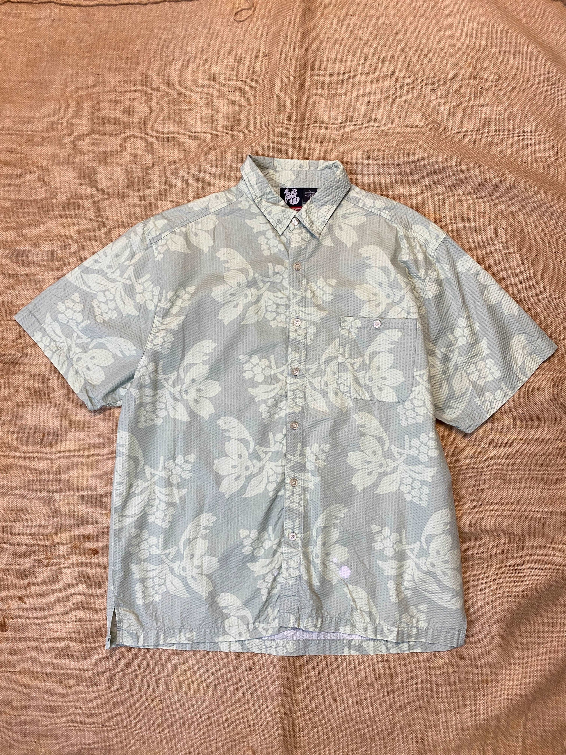 Crazy Horse flower shirt