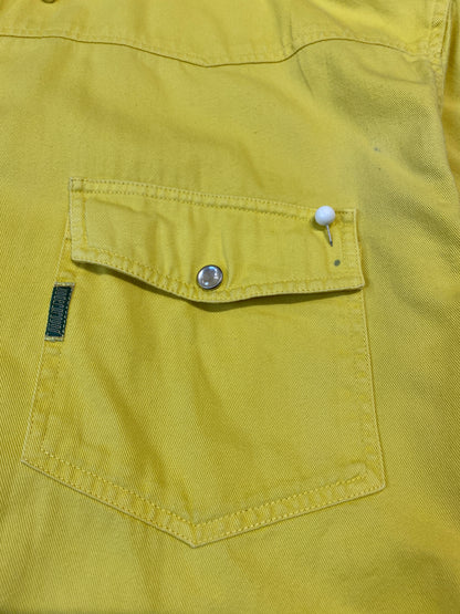 Vintage yellow denim shirt