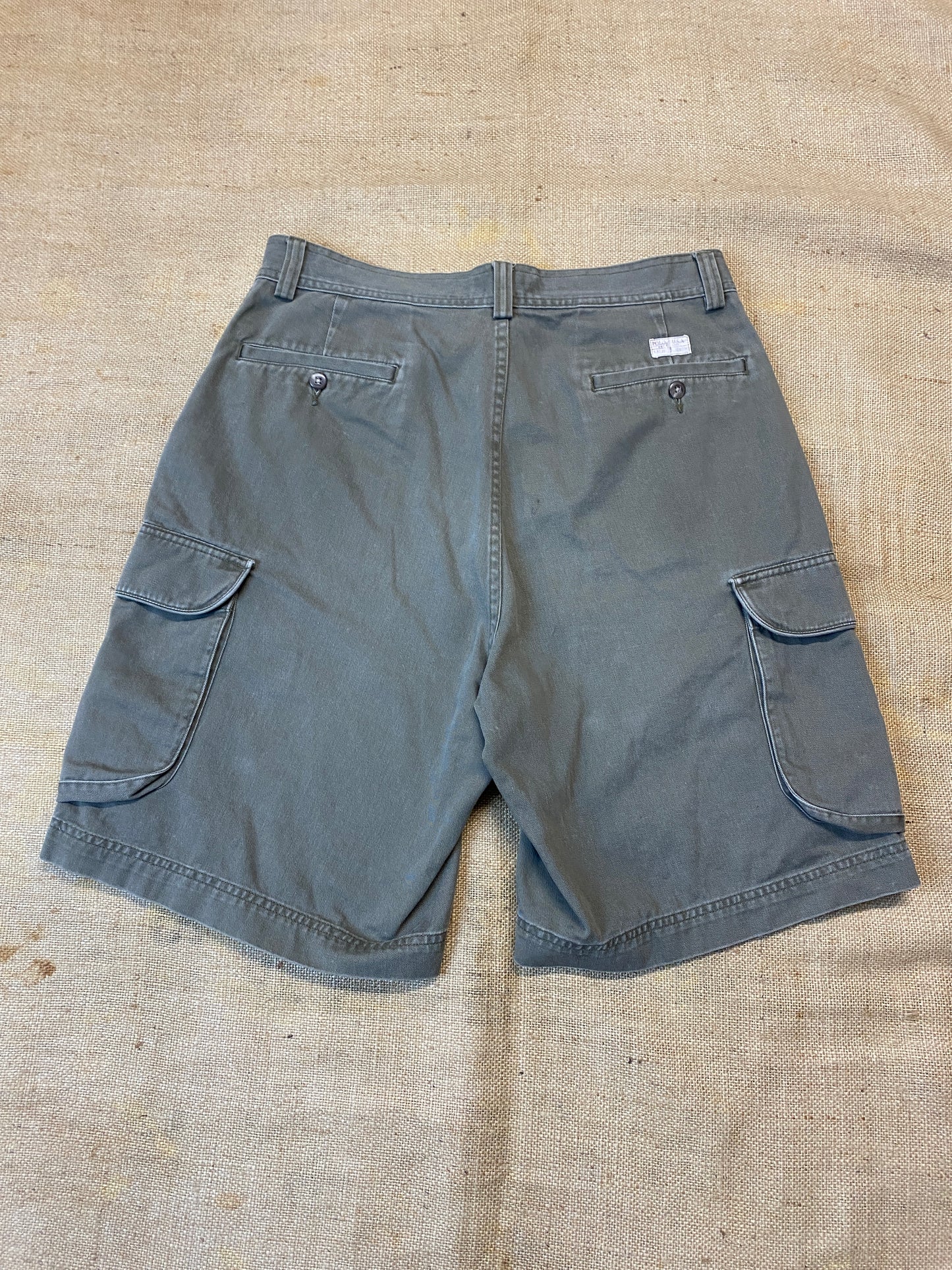 Ralph Lauren vintage kaki cargo shorts