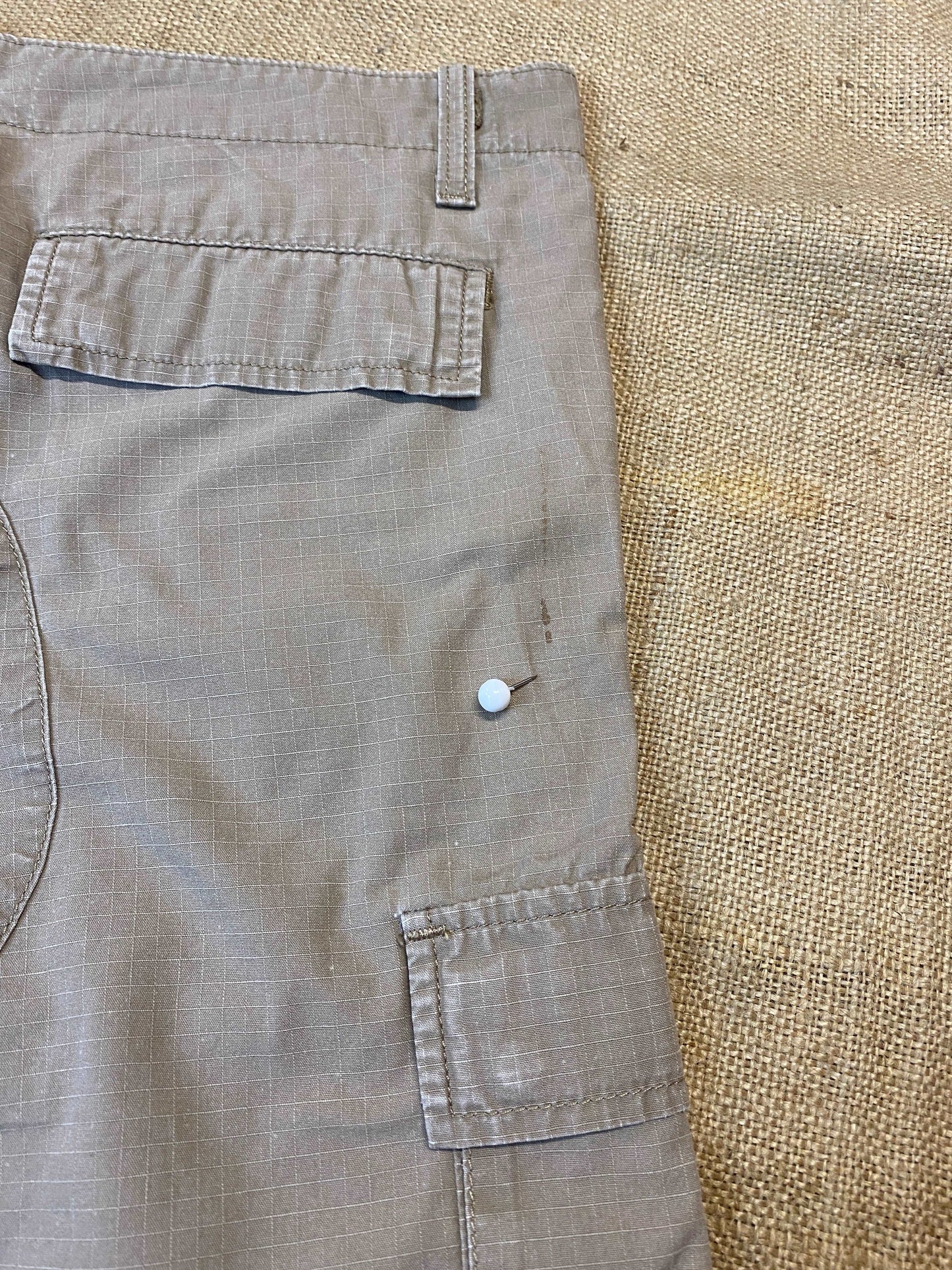 Carhartt Wip beige aviation shorts