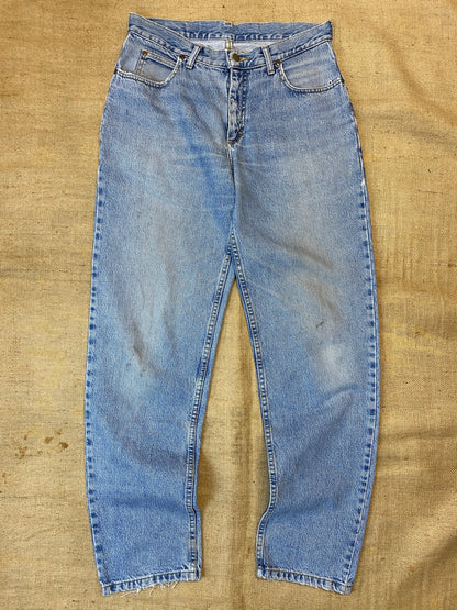 Vintage Lee light wash denim round pocket (33)