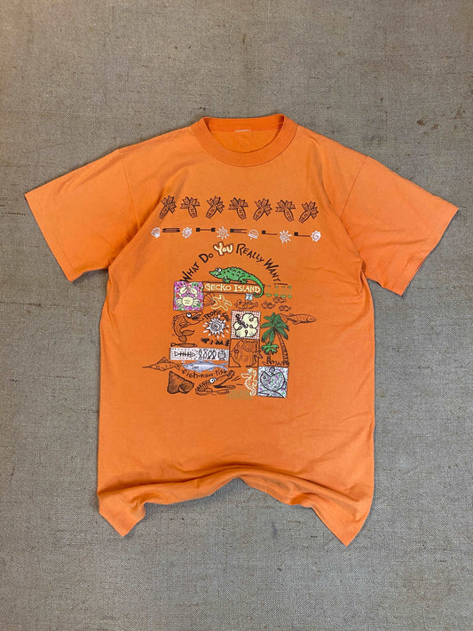 1980's Geecko Island tourist t-shirt (M)