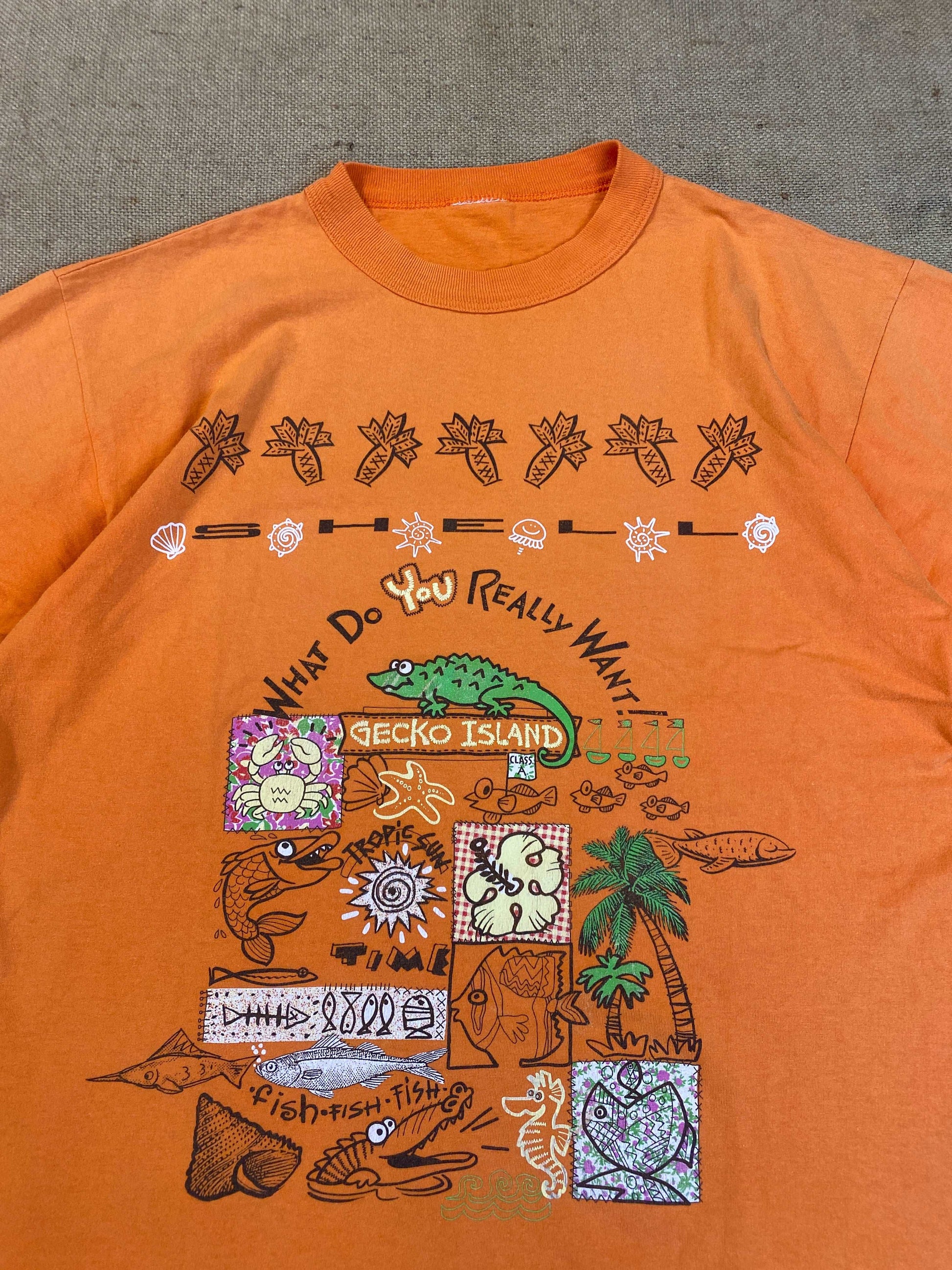 1980's Geecko Island tourist t-shirt (M)