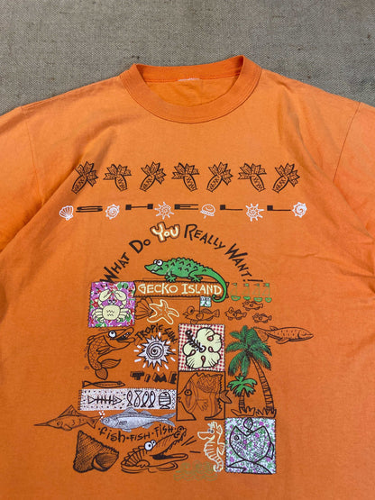 1980's Geecko Island tourist t-shirt (M)