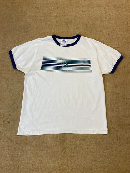 Adidas t-shirt made in usa vintage baby tee w (XL)