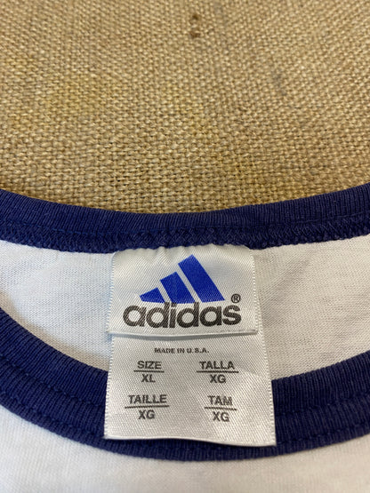 Adidas t-shirt made in usa vintage baby tee w (XL)