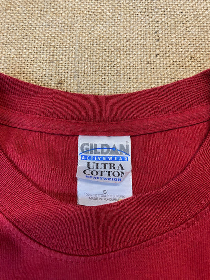 T-shirt Montreal Canada red gildan embroidery