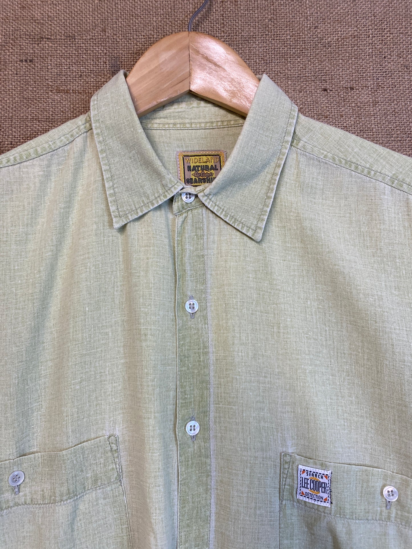 Lee Cooper light green oversized shirt (L)