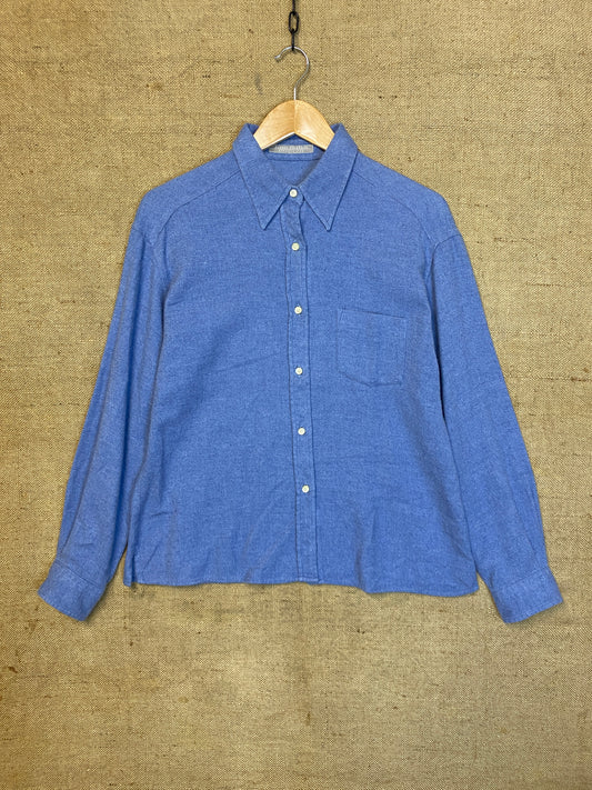 Vintage soft coton blue shirt