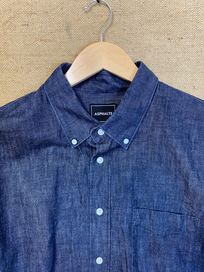 Asphalte longsleeve denim shirt (L)