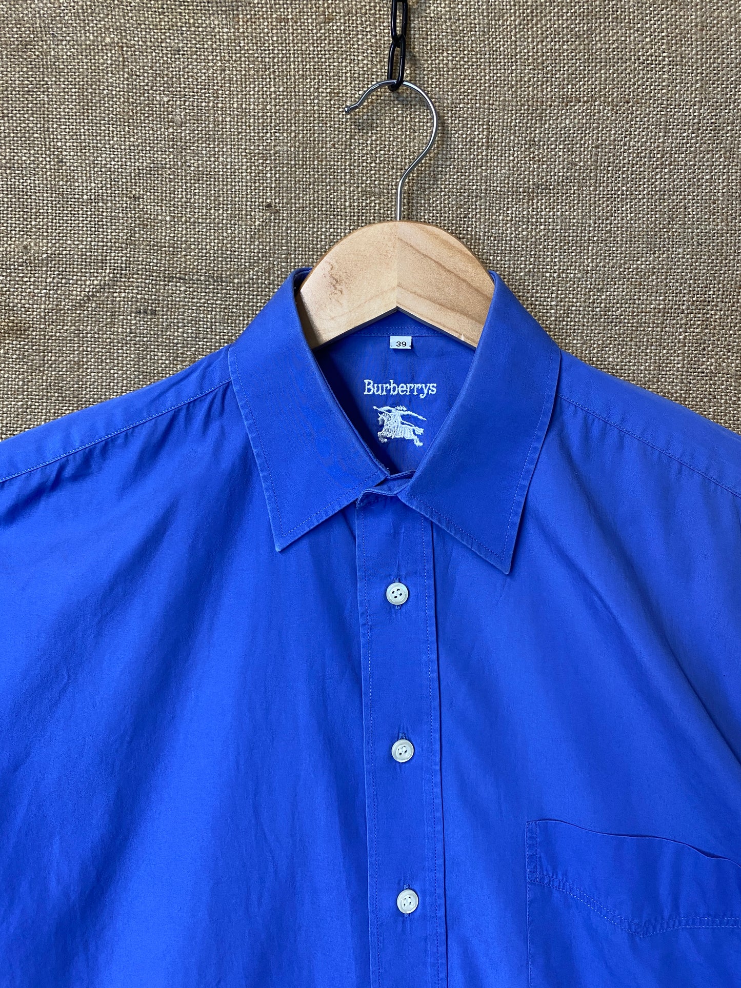 Chemise bleue vintage Burberrys