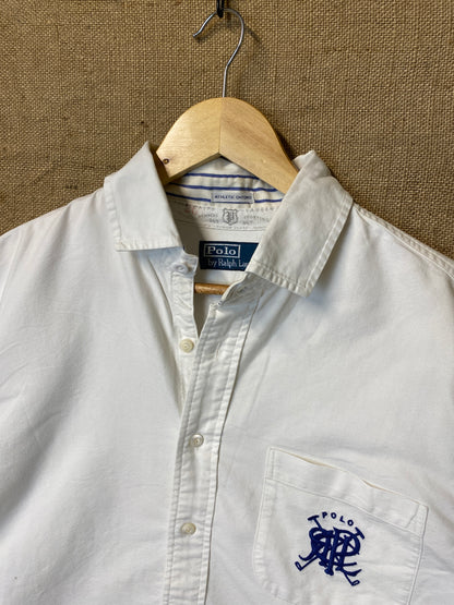 Rare vintage white Polo Ralph Lauren shirt (L)