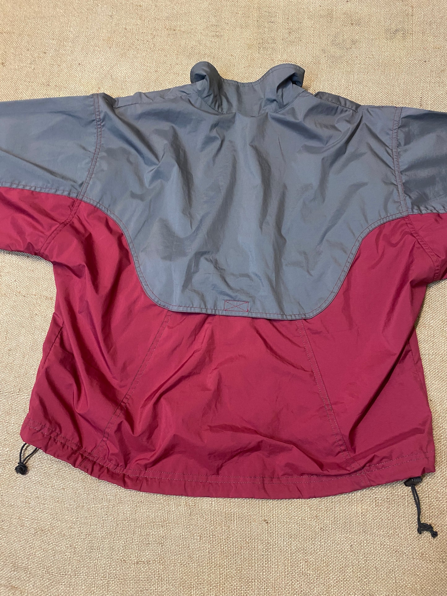 Asics Windbreaker light jacket Red grey (M)