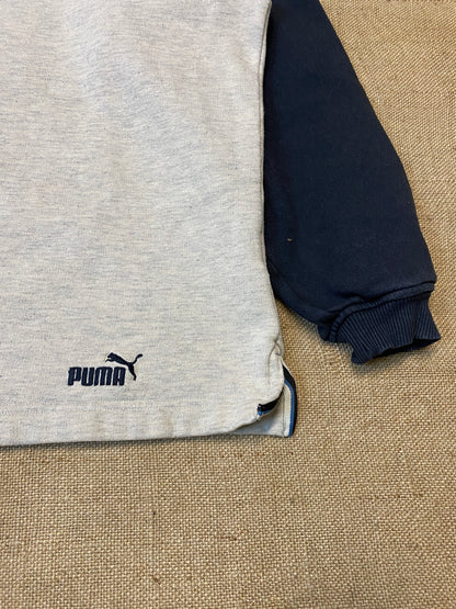 Puma vintage 1/4 zip crewneck