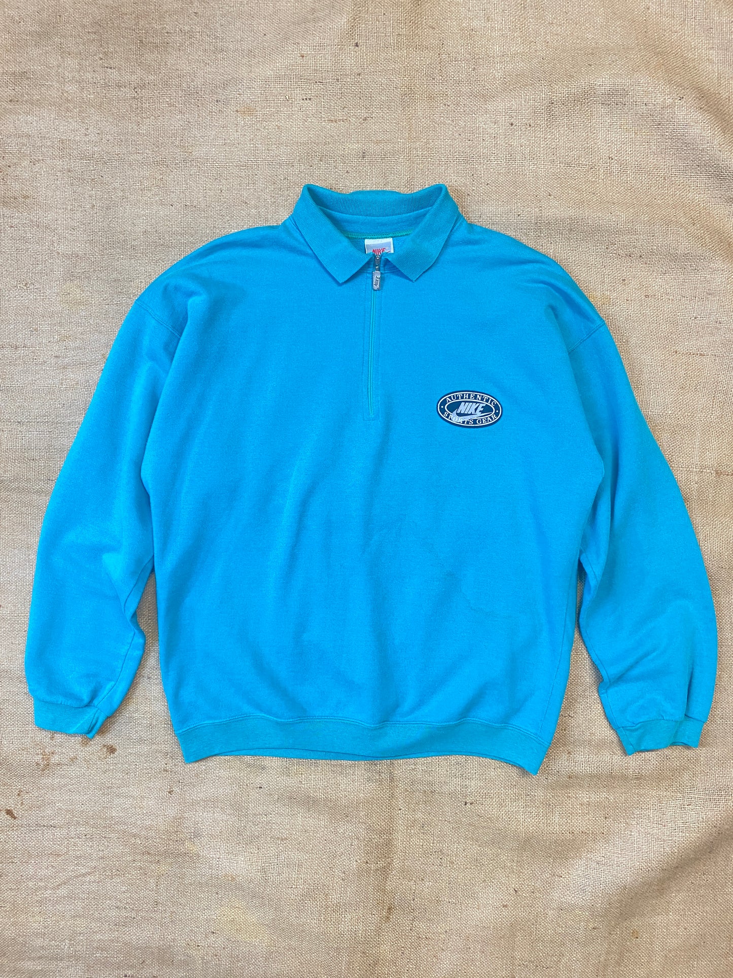 Nike vintage blue lagoon polo