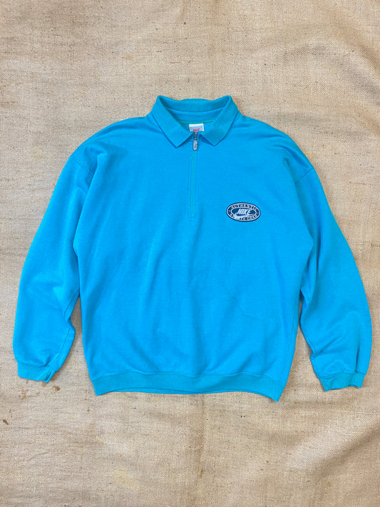 Nike vintage blue lagoon polo