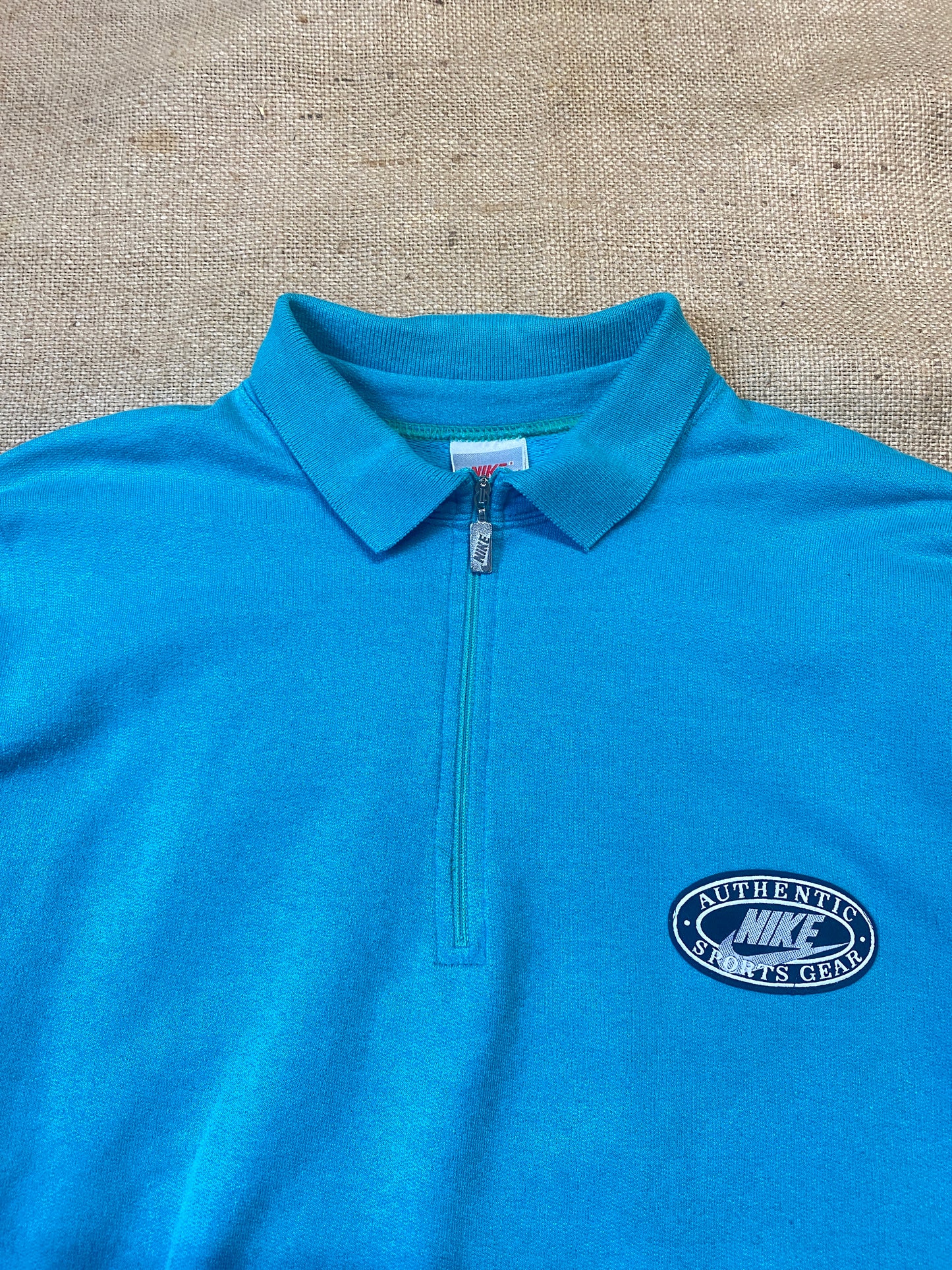 Nike vintage blue lagoon polo